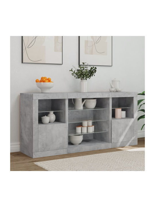 Μπουφές Grey 142.5x37x67cm