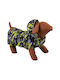 Woofmoda Hundemantel Wasserdicht Grün Klein mit Rückenlänge 31 cm. Variante
