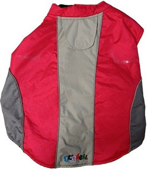 Nunbell Pet Red Waterproof Dog Coat with 30cm Back Length
