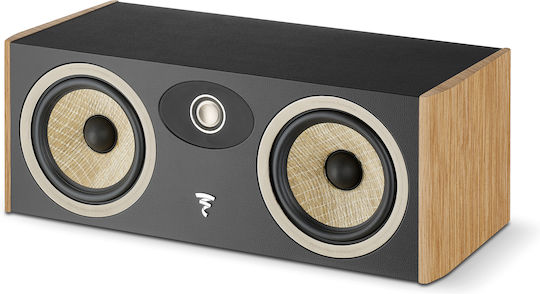 Focal Aria Evo X Center Ηχείο Hi-Fi Κεντρικό 120W 2 Δρόμων Π53.3xΒ24.5xΥ20εκ. Καφέ