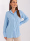 Lakerta Women's Long Sleeve Shirt Light Blue