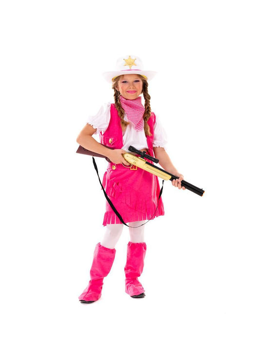 Kids Carnival Costume Cow Girl