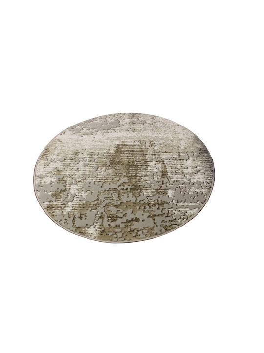 Mondreal Roll 3038 Rug Round Beige