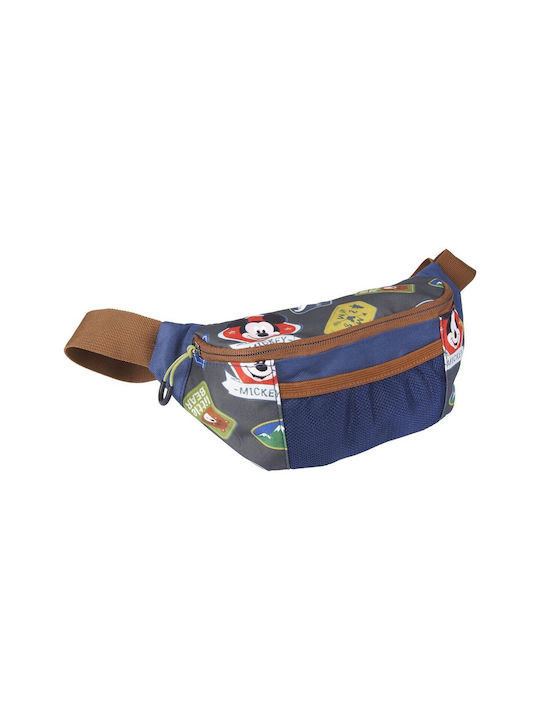 Mickey Mouse Clubhouse Kids Waist Bag Blue 27cmx9cmx9cmcm