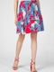 Calvin Klein Denim Skirt Floral in Blue color