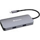 Verbatim USB-C Pro CMH-05 USB-C Docking Station με HDMI 4K PD Ethernet Γκρι