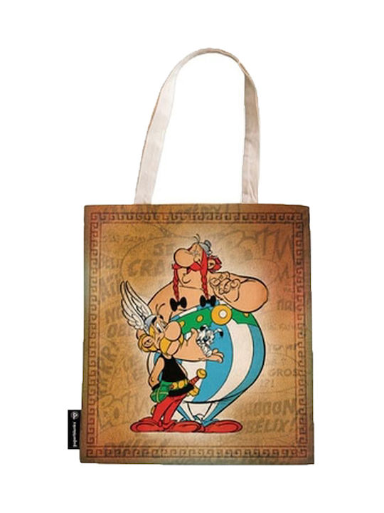 Paperblanks Asterix And Obelix Υφασμάτινη Τσάντα για Ψώνια σε Καφέ χρώμα