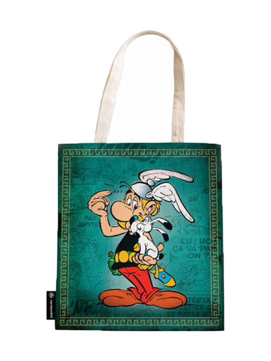 Paperblanks Asterix The Gaul Fabric Shopping Bag in Green color