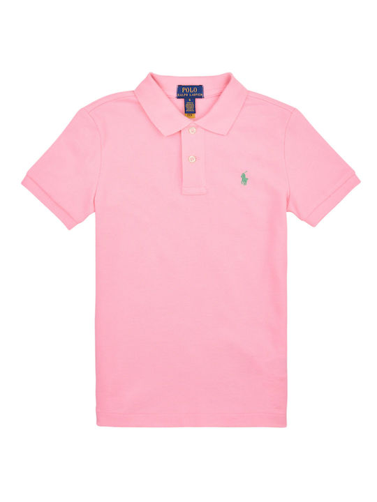 Ralph Lauren Kinderpolo Kurzarm Rosa