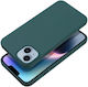 Matt Back Cover Silicon Verde (Honor X7a)