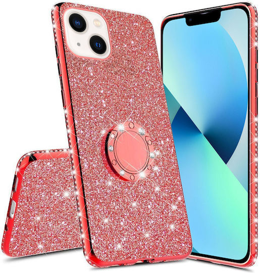 XCase Diamond Umschlag Rückseite Rot (iPhone 13 Mini)