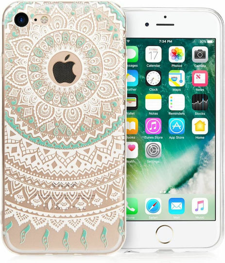 YouSave Accessories Yousave Back Cover Silicone Green (iPhone 8/7)