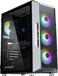 Zalman i3 NEO Gaming Midi Tower Computer Case with Window Panel and RGB Lighting Black