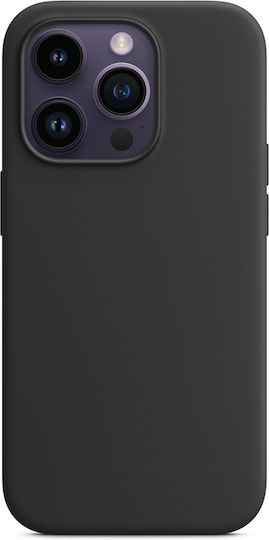 SiiPro Ενισχυμένη Back Cover Σιλικόνης Μαύρο (iPhone 14 Pro Max)