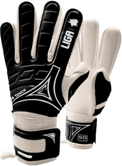Liga Sport Adults Goalkeeper Gloves Black 159049