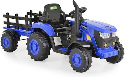 Kids Foot-to-Floor Ride On Tractor with Trailer Blue 110860