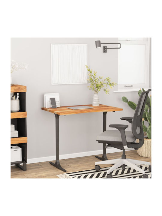 vidaXL Rectangular Office Desk Surface made of Solid Wood Brown 80x50x2.5cm 370162 1pcs
