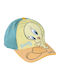 Looney Tunes Palarie Copii Jockey Din Tesatura Turcoaz