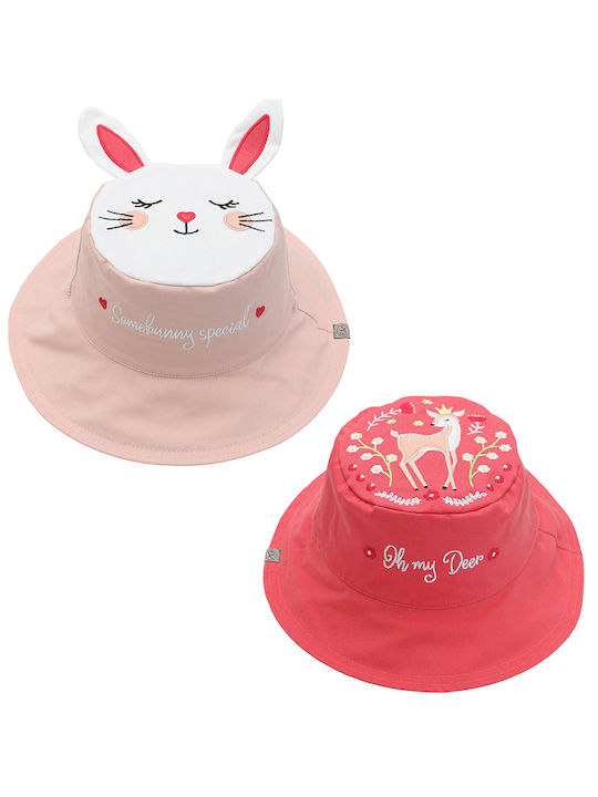 Flapjackkids Kids' Hat Fabric Sunscreen Bunny Deer Multicolour
