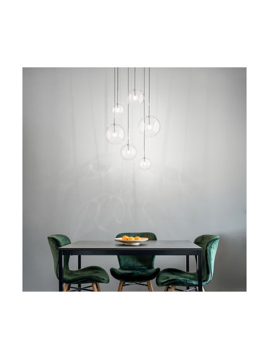 Ideal Lux Equinoxe Sp6 Adjustable Pendant Light...