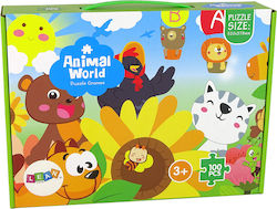 Детски Пъзел за 3+ Години 100бр Lean Toys