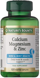 Nature's Bounty Calcium Magnesium & Zinc 100 caps Nature's Bounty Calcium Magnesium & Zinc 100 caps