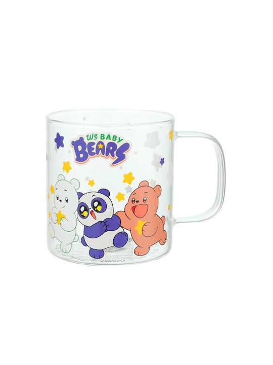 We Bare Bears Mug Glass 420ml 1pcs