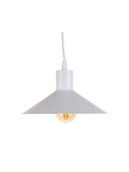 BigBuy Pendant Chandelier White