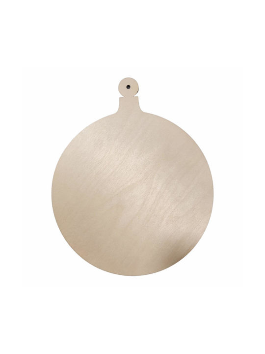 Rico Design Christmas Wooden Ball Ornament