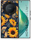 Smartfits Autumn Sunflowers Umschlag Rückseite Blau (Honor Magic5 Lite) 8558214938963_47172891869523