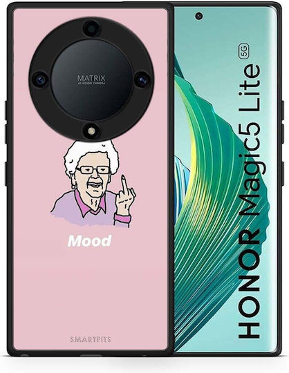 Smartfits Popart Mood Umschlag Rückseite Flieder (Honor Magic5 Lite)