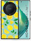 Smartfits Lemons Umschlag Rückseite Grün (Honor Magic5 Lite)
