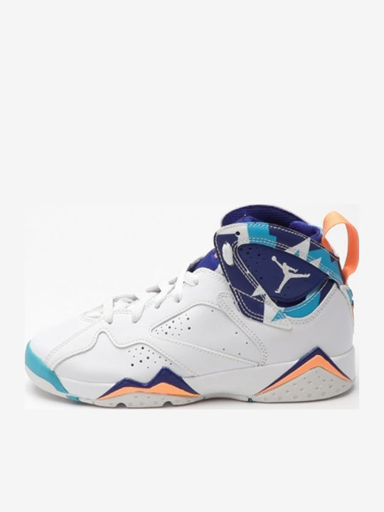 Nike Air Jordan 7 Retro Αθλητικά Παιδικά Παπούτσια Μπάσκετ με Κορδόνια  Λευκά 442960-100 | Skroutz.gr