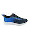 Jomix Ανδρικά Sneakers Black / Blue