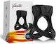 Toyboy Vibrating Cock Ring Schwanz Silikon Schwarz