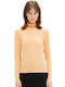 Tom Tailor Women's Blouse Long Sleeve Turtleneck Zivago, Sunrise Apricot