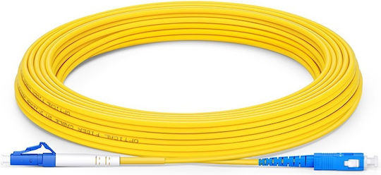 LG Optic Optisches Faser Kabel LC-SC 15m Gelb