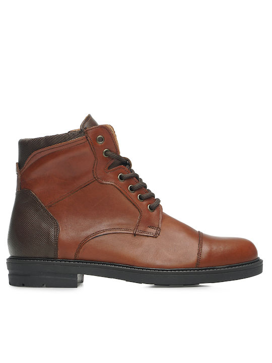 Antonio Shoes Men's Leather Boots Tabac Brown