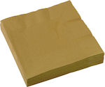 Party Napkins Gold 20pcs