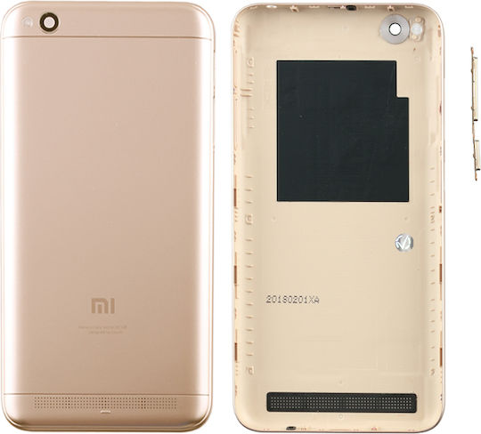 Batterieabdeckung Gold für Xiaomi Redmi 5A.