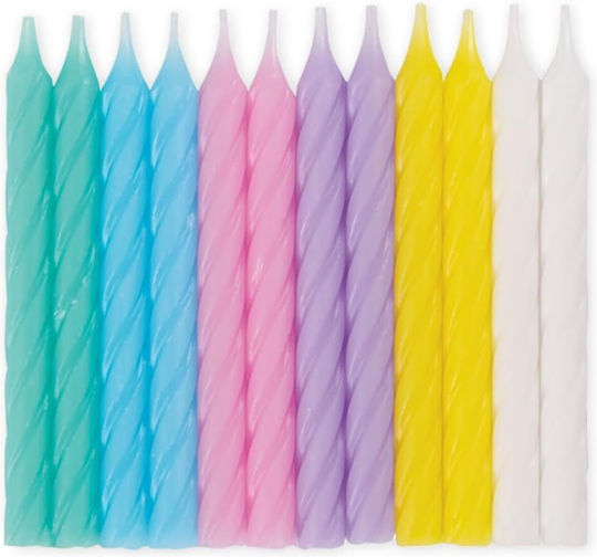 Unique Birthday Candle in Green Color 24pcs U19970
