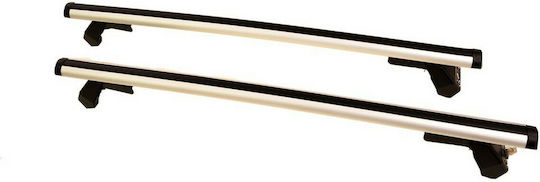 Hermes Aluminum Car Roof Bars for Suzuki Alto 5D Set with Roof Rack Legs Silver