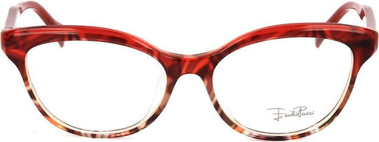 Emilio Pucci Femei Plastic Rame Ochelari Ochi de pisică EP2696 611