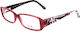 Emilio Pucci Femei Plastic Rame Ochelari Burgundy EP2658 643