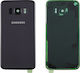 Samsung Batterieabdeckung Schwarz für Galaxy S7 Edge