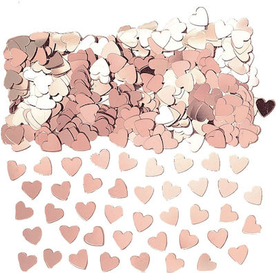 Hearts Confetti Rose Gold 14gr