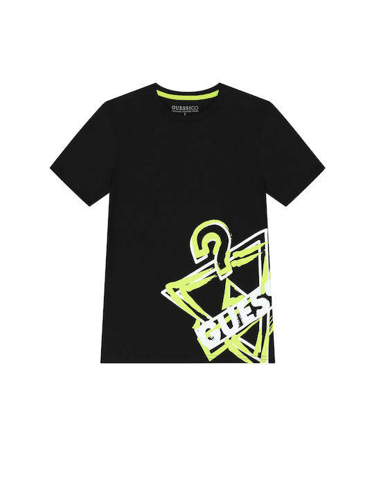 Guess Kids' T-shirt Black