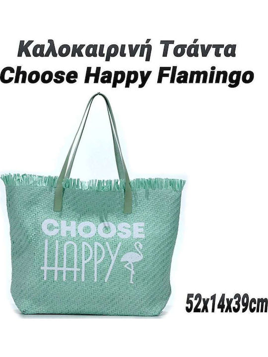 Fabric Beach Bag Green