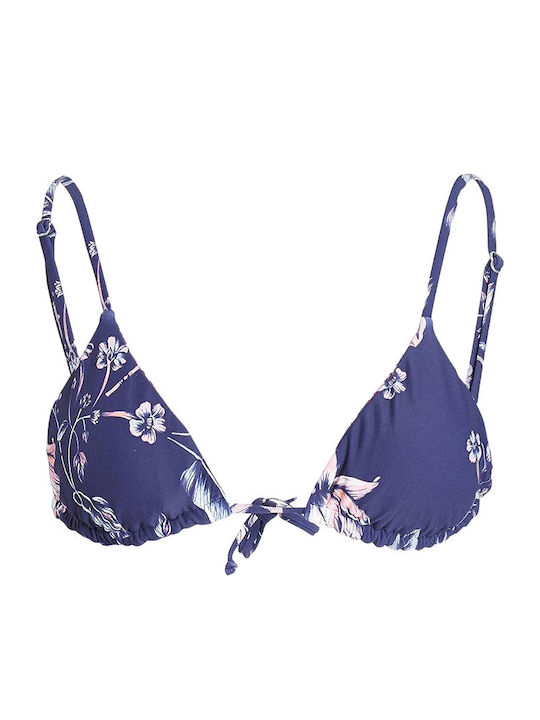Luv Lost Dusty Triangle Bikini Τριγωνάκι Floral Navy Μπλε