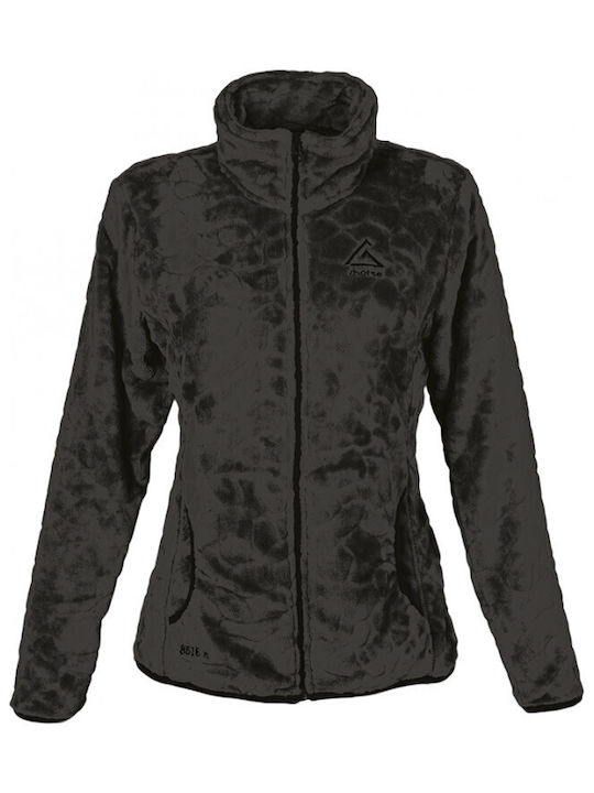 Lhotse Women's Cardigan with Zipper Black